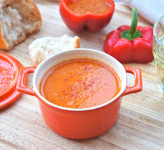 Крем-суп из запеченных перцев 