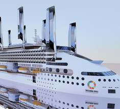 Ecoship: самый экологичный лайнер с «солнечными» парусами и выдвижными ветротурбинами