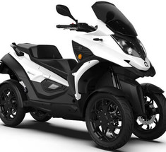 Четырехколесный eQooder – электрический гибрид автомобиля, мотоцикла и скутера