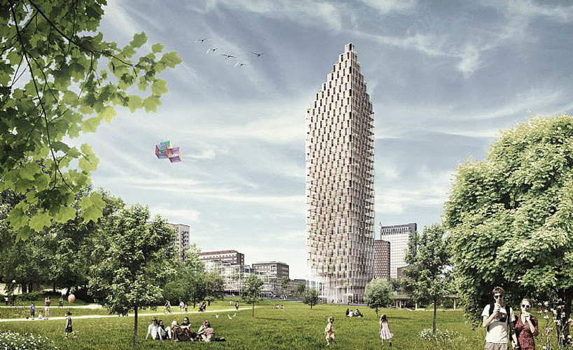 В Швеции строят жилой небоскреб из дерева