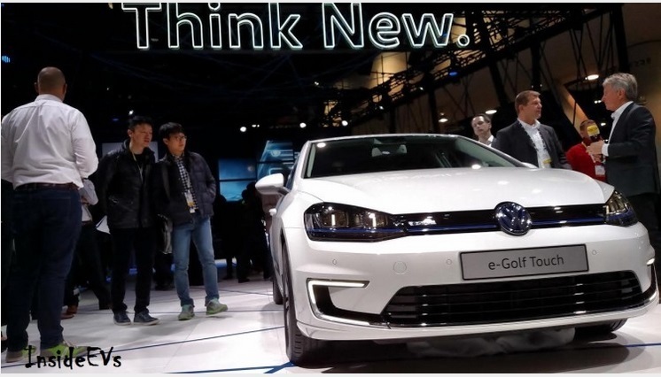 Volkswagen раскрыл характеристики электрокара e-Golf 2017