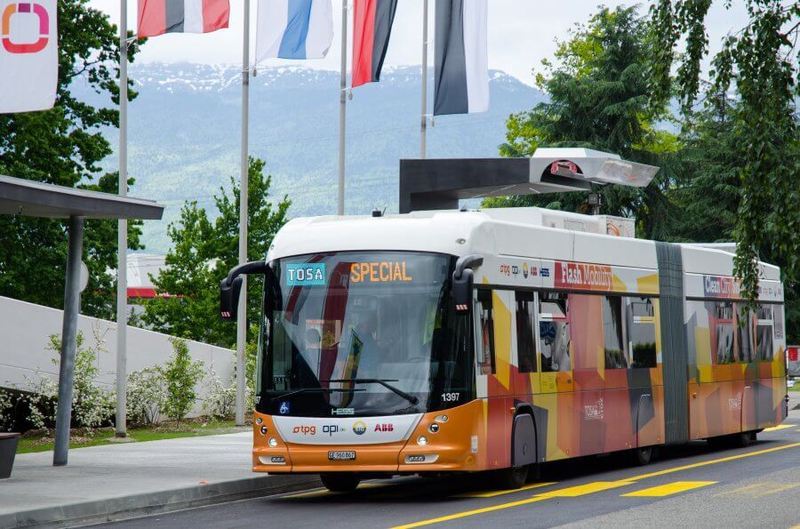 ABB обеспечит революционными зарядными станциями маршрут электробусов в Швейцарии