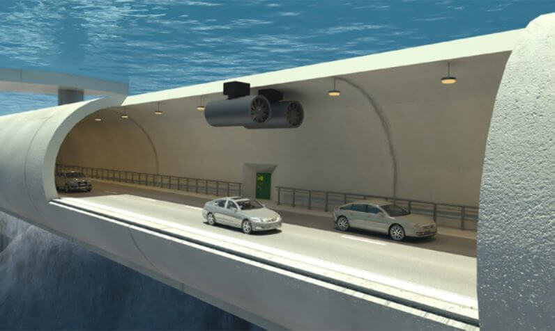 Норвегия построит первые в мире плавучие подводные туннели