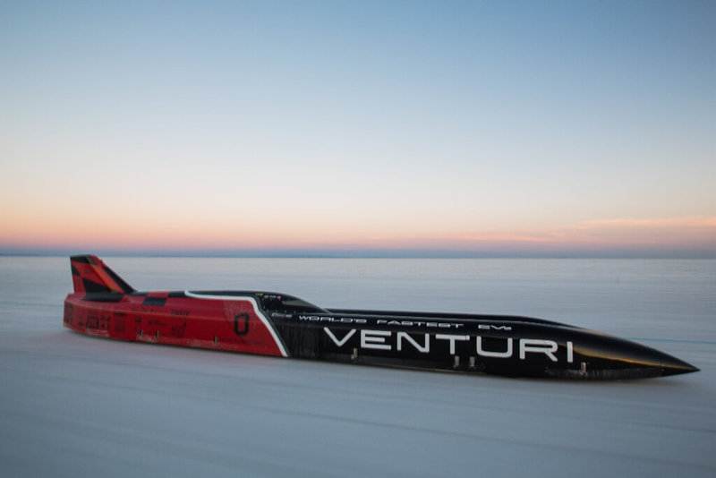 Команда Venturi устанавливает новый рекорд скорости движения на электрической тяге