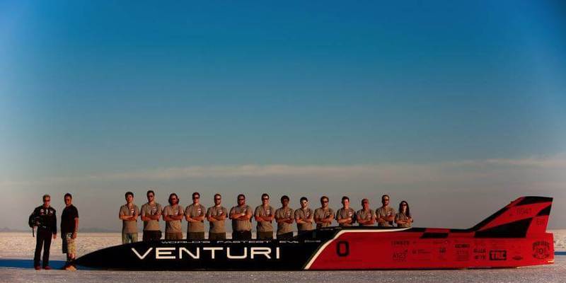 Команда Venturi устанавливает новый рекорд скорости движения на электрической тяге