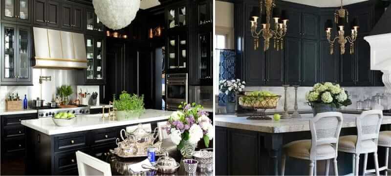 Черный цвет в интерьере кухни: 6 удачных сочетаний