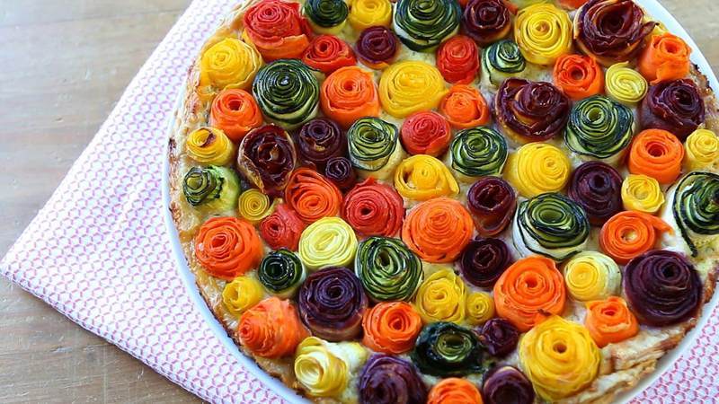 Рецепт-антидепрессант: Овощной пирог «Розы» 