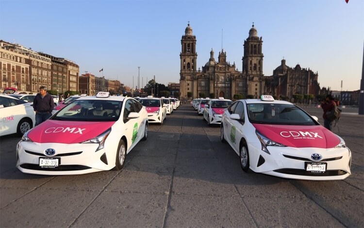 В Мехико появились такси с гибридной силовой установкой