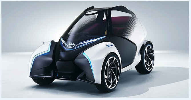 Toyota i-Tril - городской мини-электромобиль без руля и педалей для молодежи
