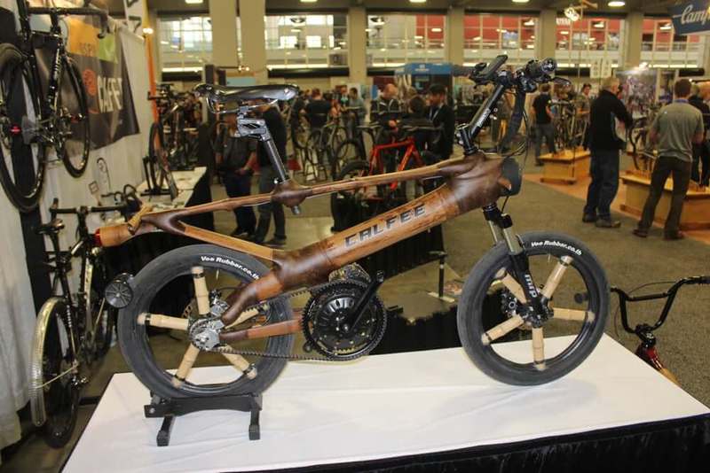 Электровелосипед из бамбука