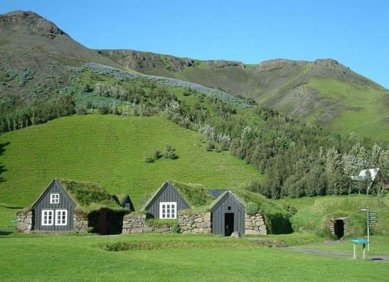 Исландские торфяные дома