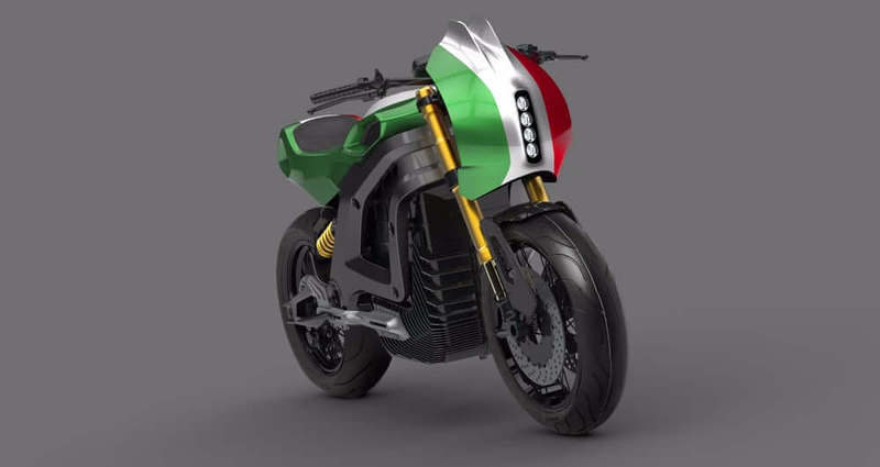 В Милане представили электромотоцикл Italian Volt