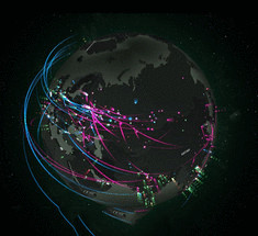 Интерактивная карта затопленного мира