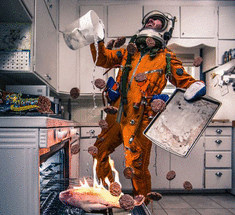 Курьезный  фоторепортаж от  Tim Dodd – будни астронавта