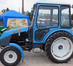 Широкой общественности представили электрический трактор на выставке «АГРО-2014»