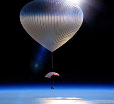 Первый полёт на космическом воздушном шаре 