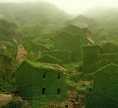 Заброшенная рыбацкая деревня в Китае
