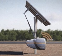 Робот QBotix который корректирует положение солнечных панелей
