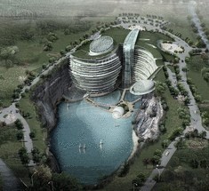 Отель Сунцзяня под землей, Китай