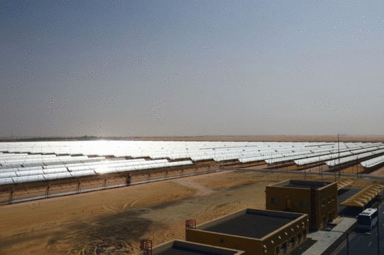 Shams 1 - самый большой в мире завод солнечной энергии