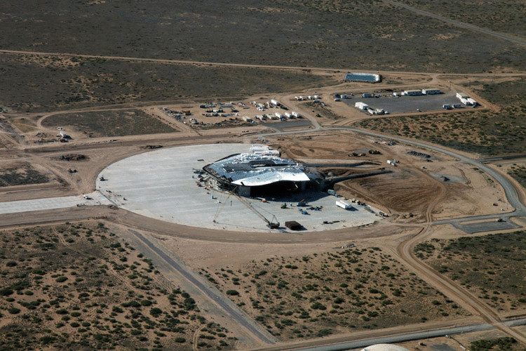 Фоторепортаж—Первый в мире частный космодром Spaceport America 