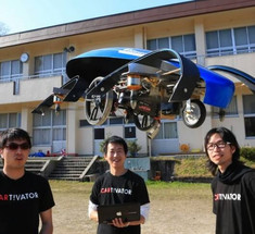 Японцы разрабатывают летающий электромобиль для защиты от землетрясений