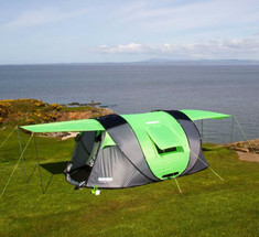 Cinch: палатка на солнечных батареях, раскрывающая себя сама