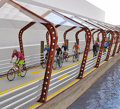 В Чикаго построят плавучие велодорожки на солнечной энергии