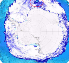 В Антарктиде появилась загадочная гигантская дыра