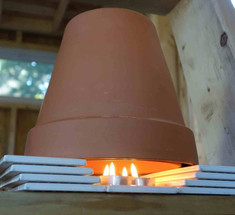 Альтернативные источники тепла: вспомогательный обогреватель из свечи