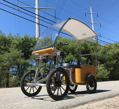 Выпущен обновленный четырехколесный велосипед на солнечной энергии Screecher