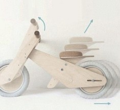 B'kid – деревянный детский велосипед, растущий вместе с ребенком