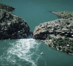 Горизонтальные водопады - природный феномен Австралии