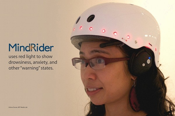 MindRider — шлем-светофор для велосипедистов  