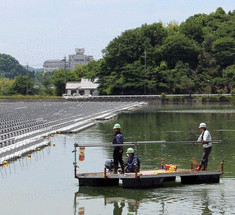 Япония начала борьбу с нехваткой энергии с помощью плавучих солнечных электростанций
