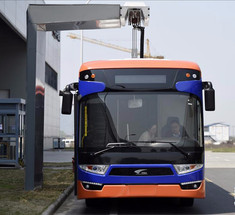 Рекордное время зарядки электроавтобуса - 10 секунд