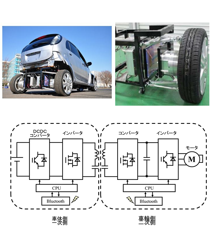 В Японии представлен электромобиль, получающий энергию по беспроводной связи
