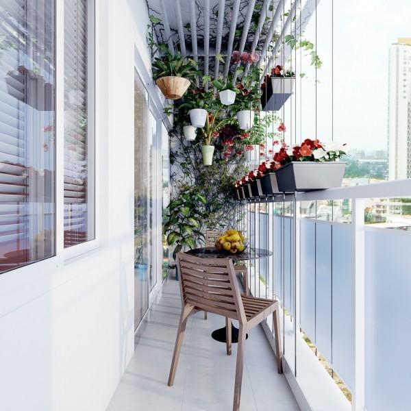 Маленькие балконы: 5 переделок и 10 идей для вдохновения