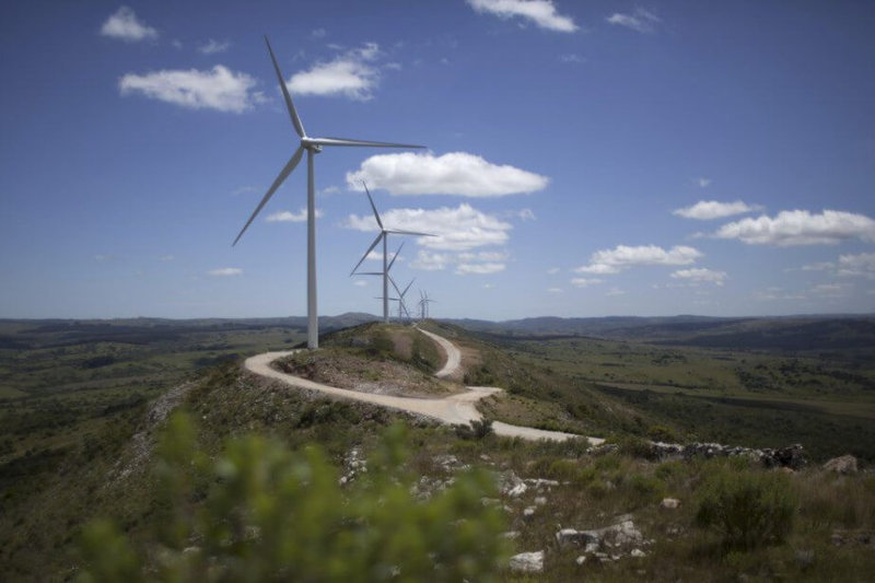 Уругвай 95% электроэнергии получает из чистых источников