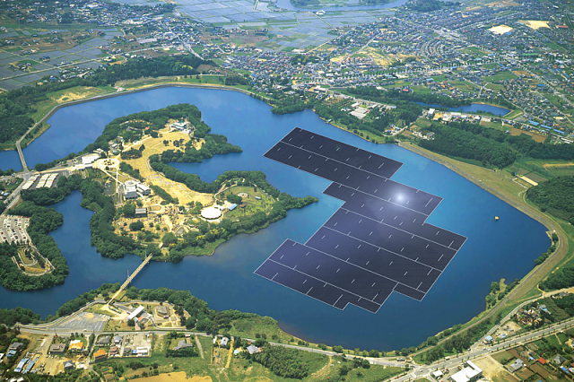 В Японии построят крупнейшую в мире плавучую солнечную электростанцию