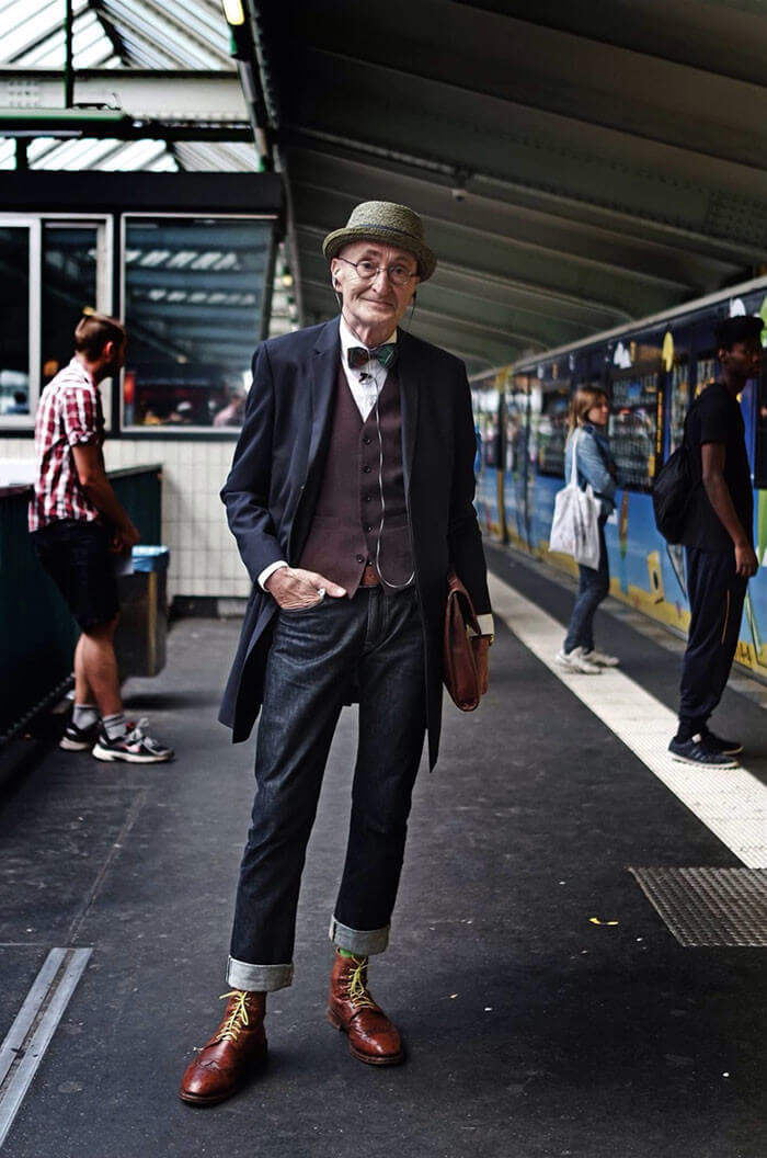 70-летний Гюнтер Krabbenhöft — самый стильный дедушка в мире