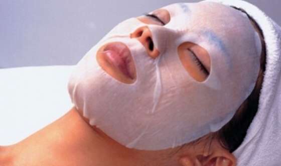 Японская маска для фарфоровой кожи лица