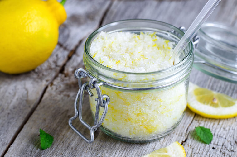 Как приготовить лимонный скраб для кожи