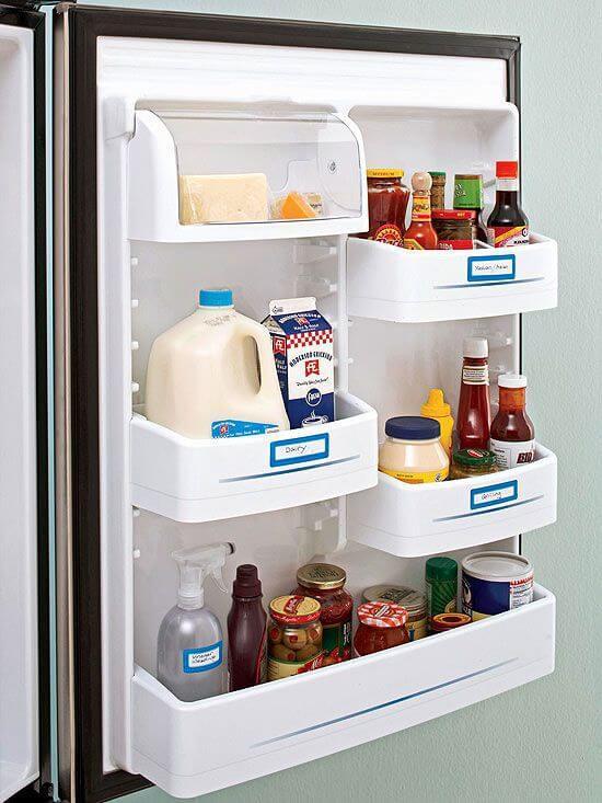 24 гениальных лайфхака для идеально чистого холодильника