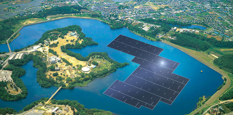 В Сингапуре испытают крупнейшую плавучую солнечную электростанцию
