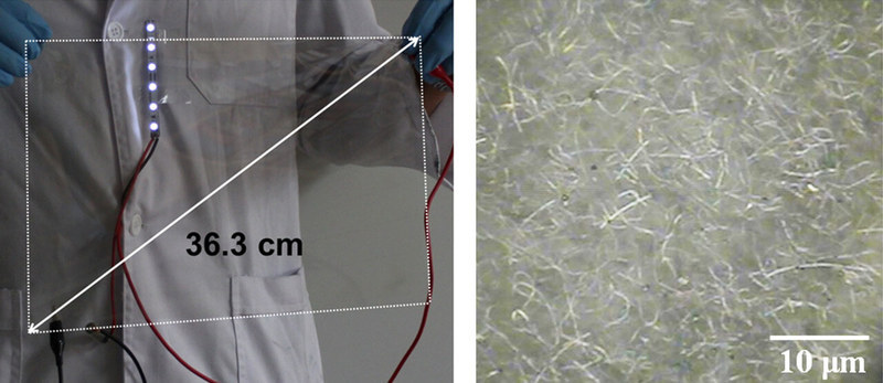 «Серебряная» нанопленка для гибких солнечных батарей и «электронной кожи»
