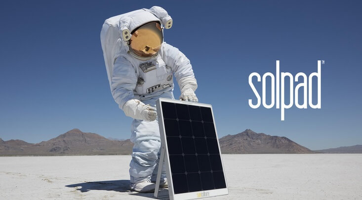 SolPad: портативная солнечная панель и батарея для зарядки техники