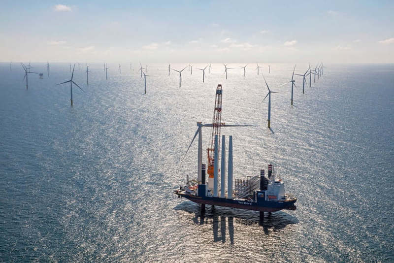 Крупнейшая в Европе морская ветроэлектростанция в Нидерландах