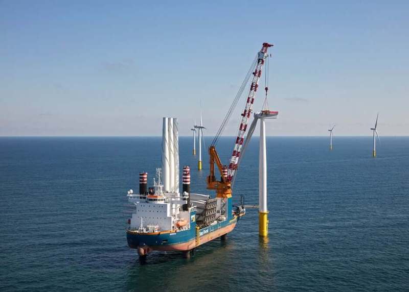 Крупнейшая в Европе морская ветроэлектростанция в Нидерландах