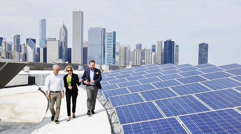 Чикаго перейдёт на 100% снабжение общественных зданий зелёной энергией